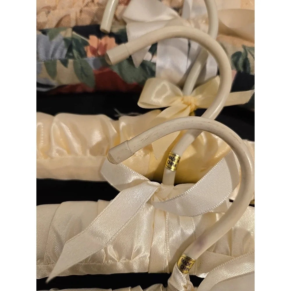 Nine Padded Cloth Hangers For Lingerie